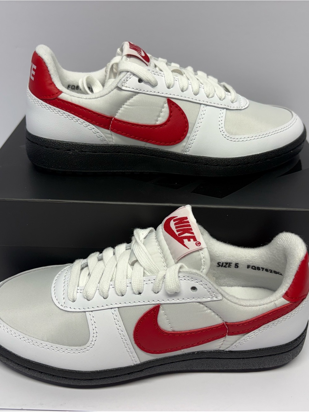 Nike Field General 82 SP White Varsity Red FQ8762-100 Men's Size 5